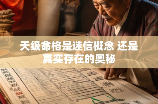 天级命格是迷信概念 还是真实存在的奥秘
