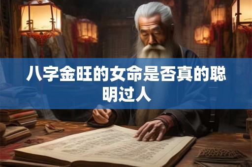 八字金旺的女命是否真的聪明过人
