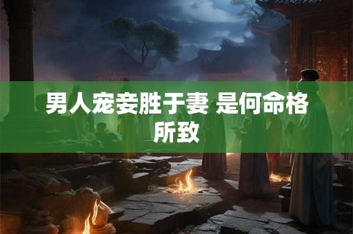 男人宠妾胜于妻 是何命格所致
