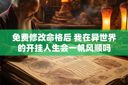 免费修改命格后 我在异世界的开挂人生会一帆风顺吗