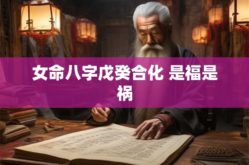 女命八字戊癸合化 是福是祸