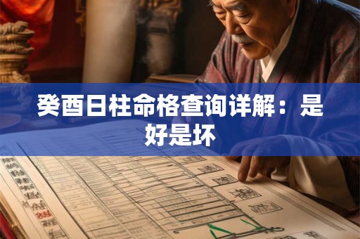 癸酉日柱命格查询详解：是好是坏