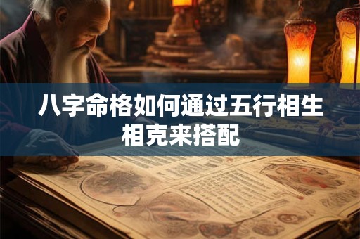 八字命格如何通过五行相生相克来搭配