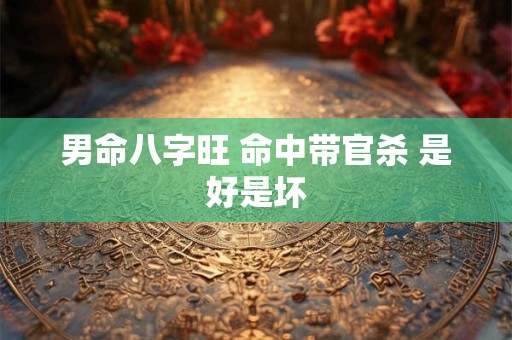 男命八字旺 命中带官杀 是好是坏
