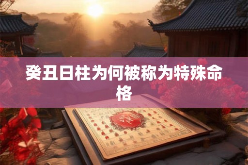 癸丑日柱为何被称为特殊命格
