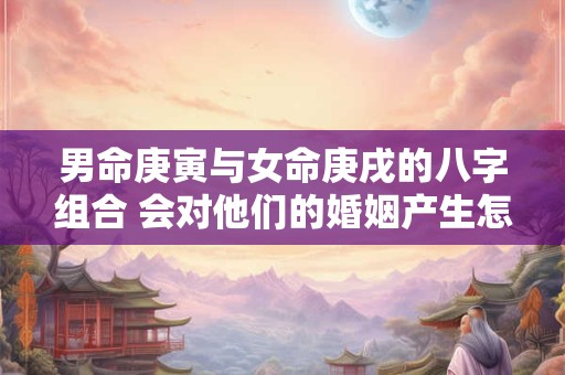 男命庚寅与女命庚戌的八字组合 会对他们的婚姻产生怎样的影响