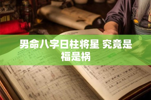男命八字日柱将星 究竟是福是祸