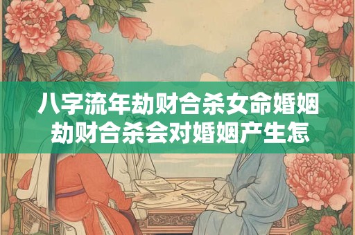 八字流年劫财合杀女命婚姻 劫财合杀会对婚姻产生怎样的影响