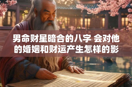 详细阅读:男命财星暗合的八字 会对他的婚姻和财运产生怎样的影响呢 男命财星暗合的八字 会对他的婚姻和财运产生怎样的影响呢