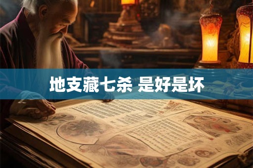 地支藏七杀 是好是坏