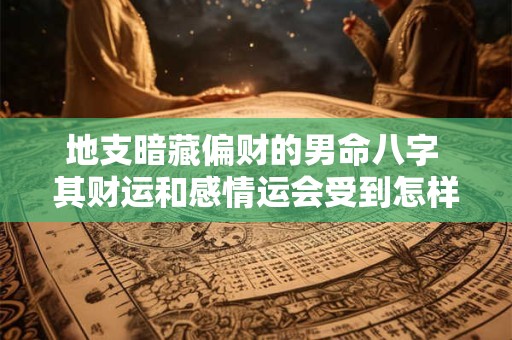 地支暗藏偏财的男命八字 其财运和感情运会受到怎样的影响