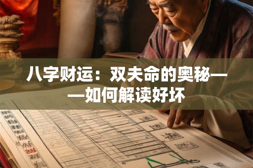 八字财运：双夫命的奥秘——如何解读好坏