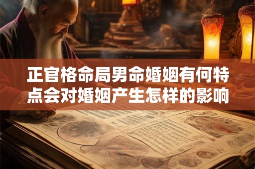 正官格命局男命婚姻有何特点会对婚姻产生怎样的影响