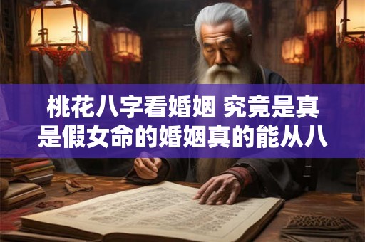 桃花八字看婚姻 究竟是真是假女命的婚姻真的能从八字中看出端倪吗
