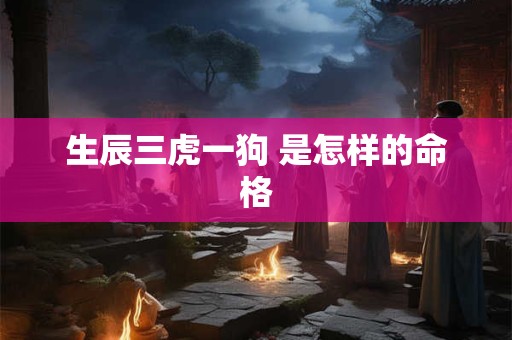 生辰三虎一狗 是怎样的命格