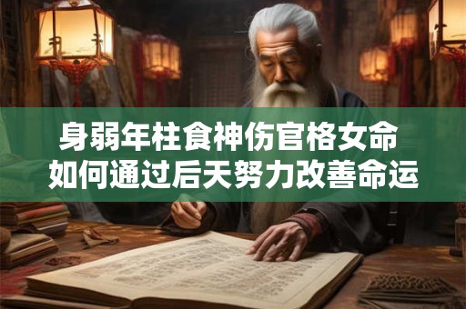 身弱年柱食神伤官格女命 如何通过后天努力改善命运