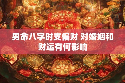 男命八字时支偏财 对婚姻和财运有何影响