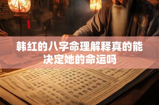 韩红的八字命理解释真的能决定她的命运吗