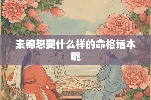 素锦想要什么样的命格话本呢