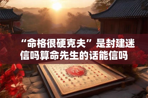 “命格很硬克夫”是封建迷信吗算命先生的话能信吗