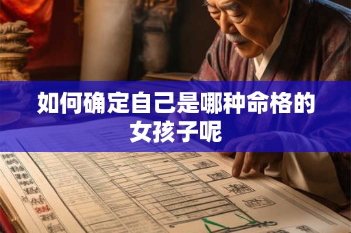 如何确定自己是哪种命格的女孩子呢