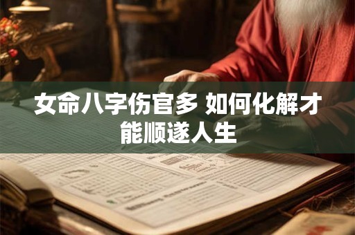 女命八字伤官多 如何化解才能顺遂人生