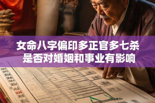 女命八字偏印多正官多七杀 是否对婚姻和事业有影响