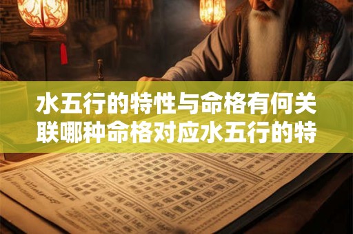 水五行的特性与命格有何关联哪种命格对应水五行的特性