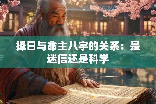 择日与命主八字的关系：是迷信还是科学