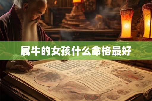 属牛的女孩什么命格最好