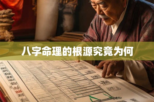 八字命理的根源究竟为何