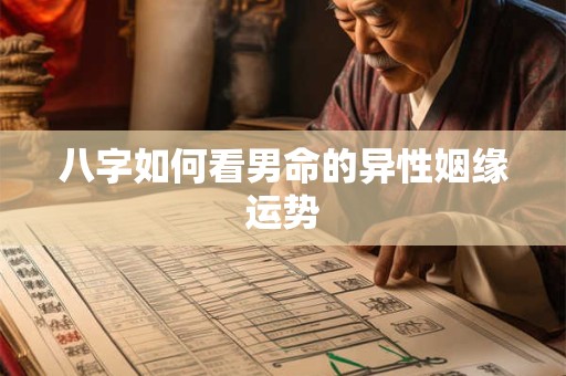 八字如何看男命的异性姻缘运势