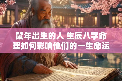 鼠年出生的人 生辰八字命理如何影响他们的一生命运