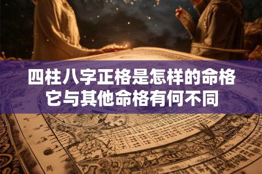 四柱八字正格是怎样的命格它与其他命格有何不同