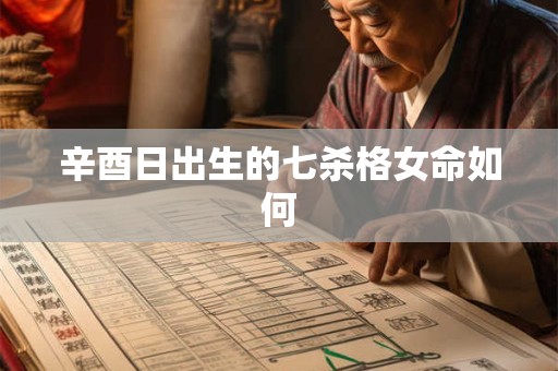 辛酉日出生的七杀格女命如何