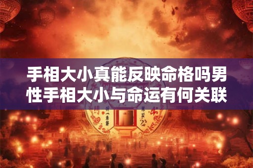 手相大小真能反映命格吗男性手相大小与命运有何关联