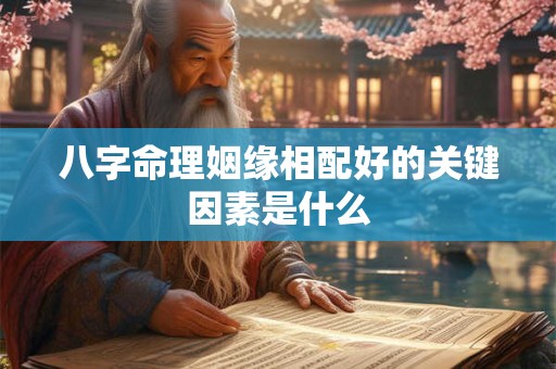 八字命理姻缘相配好的关键因素是什么