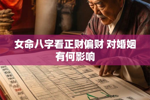 女命八字看正财偏财 对婚姻有何影响