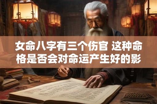 女命八字有三个伤官 这种命格是否会对命运产生好的影响呢