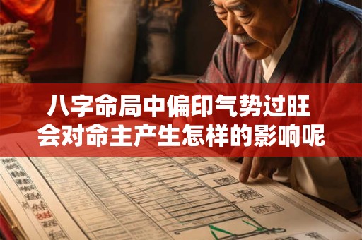 八字命局中偏印气势过旺 会对命主产生怎样的影响呢