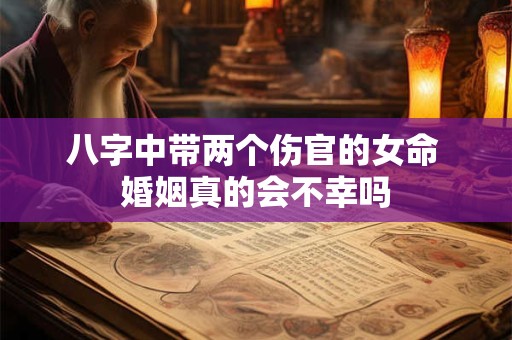 八字中带两个伤官的女命 婚姻真的会不幸吗