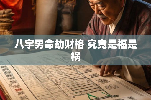 八字男命劫财格 究竟是福是祸