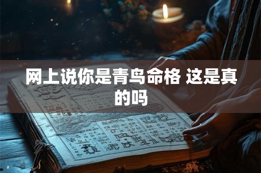 网上说你是青鸟命格 这是真的吗
