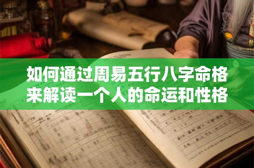 如何通过周易五行八字命格来解读一个人的命运和性格