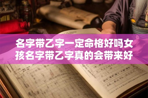 名字带乙字一定命格好吗女孩名字带乙字真的会带来好运吗
