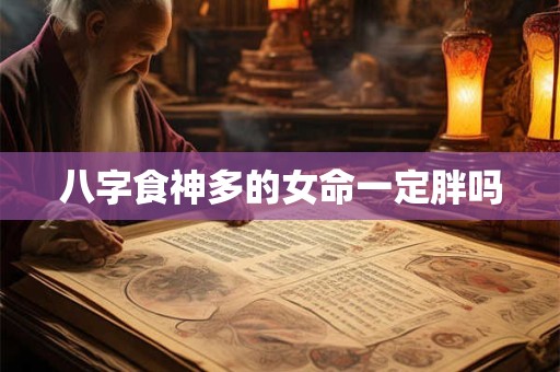 八字食神多的女命一定胖吗