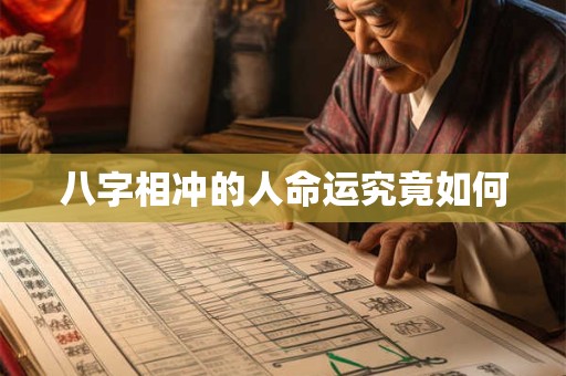 八字相冲的人命运究竟如何