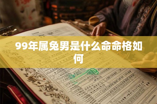 99年属兔男是什么命命格如何