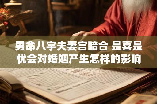 男命八字夫妻宫暗合 是喜是忧会对婚姻产生怎样的影响