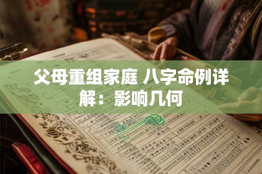 父母重组家庭 八字命例详解：影响几何